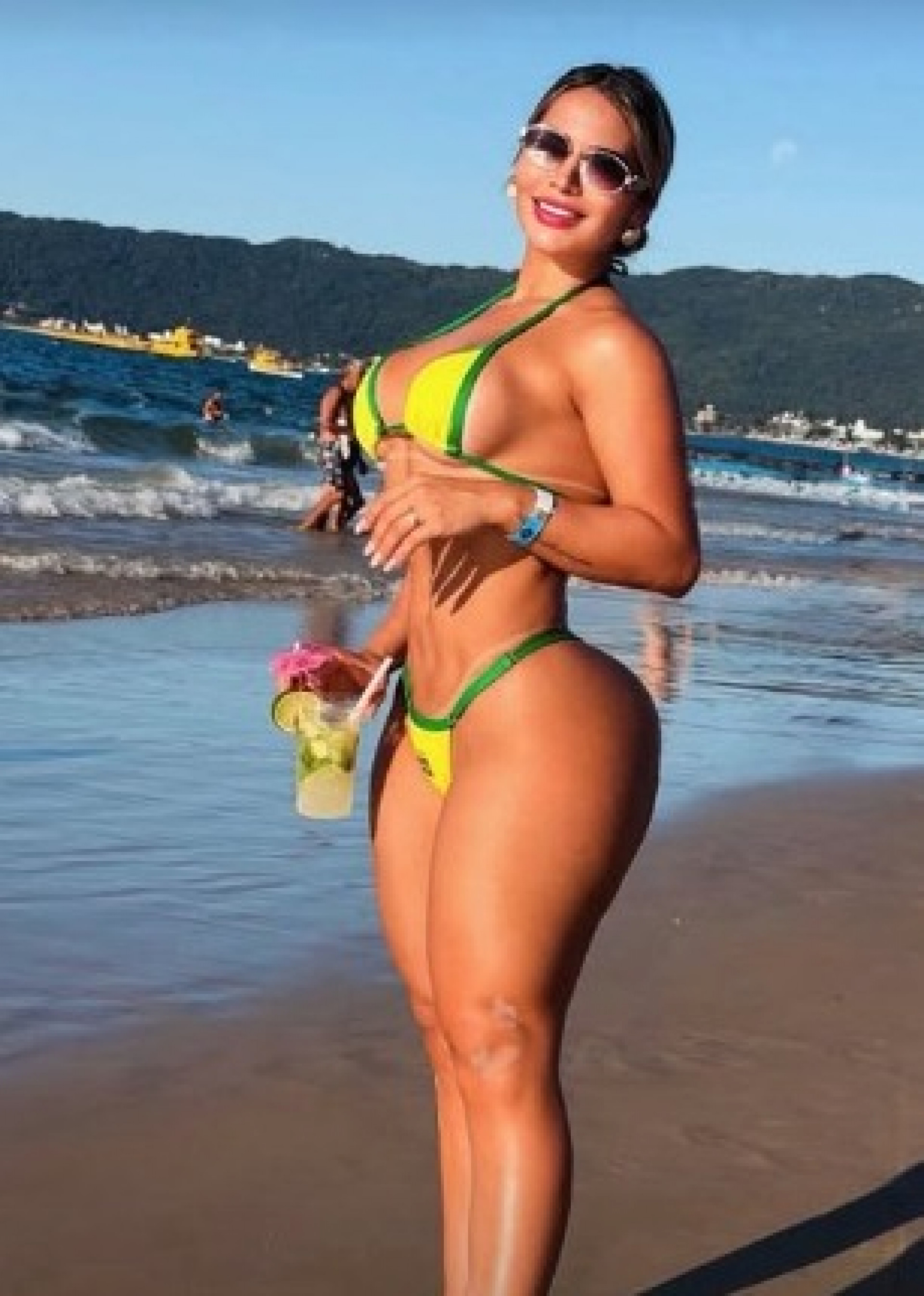 Leidy Cardozo é musa do Olimpia - Reprodução / Instagram