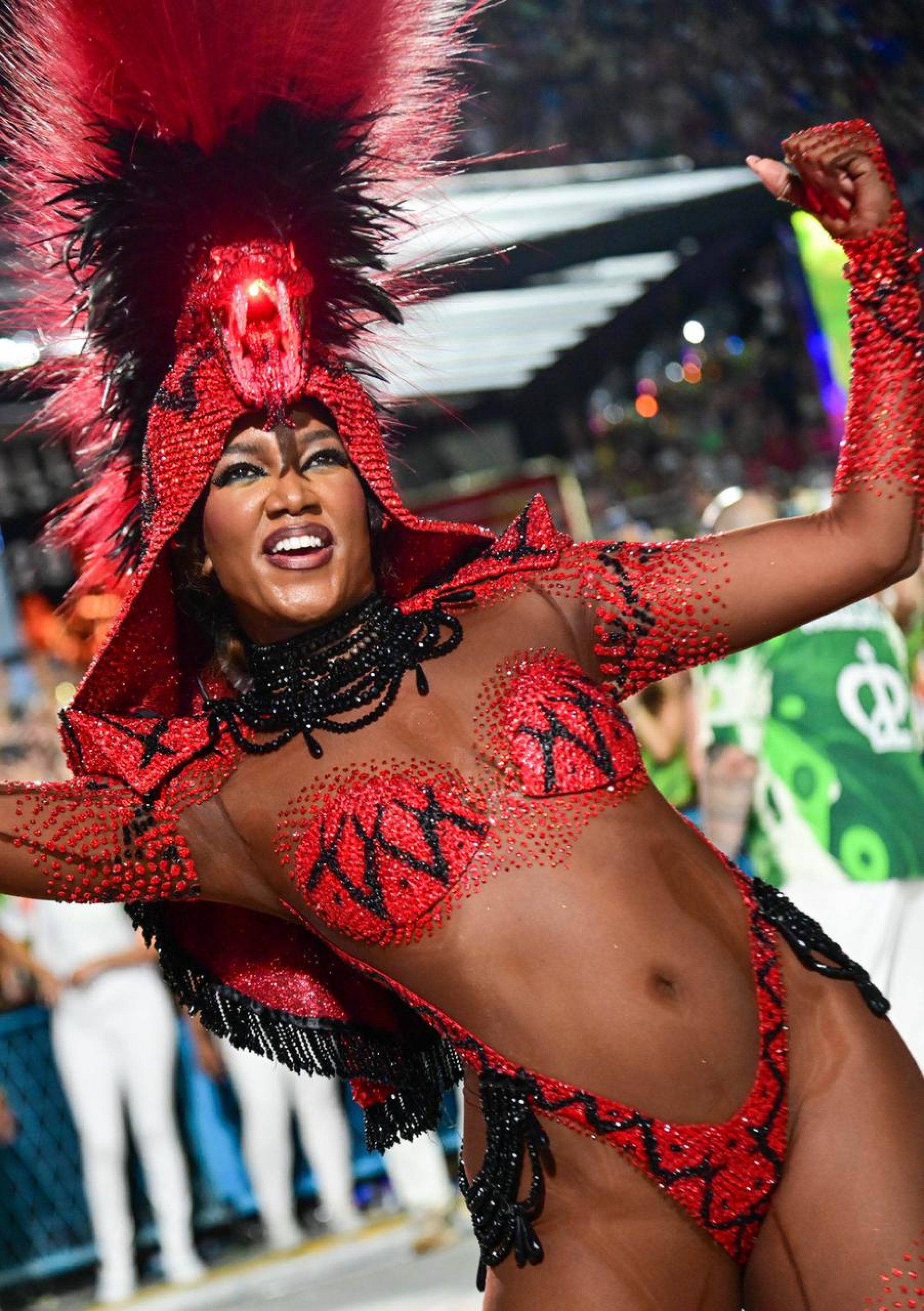 IZA se despede do posto de rainha de bateria da Imperatriz - Nelson Malfacini/Divulgação