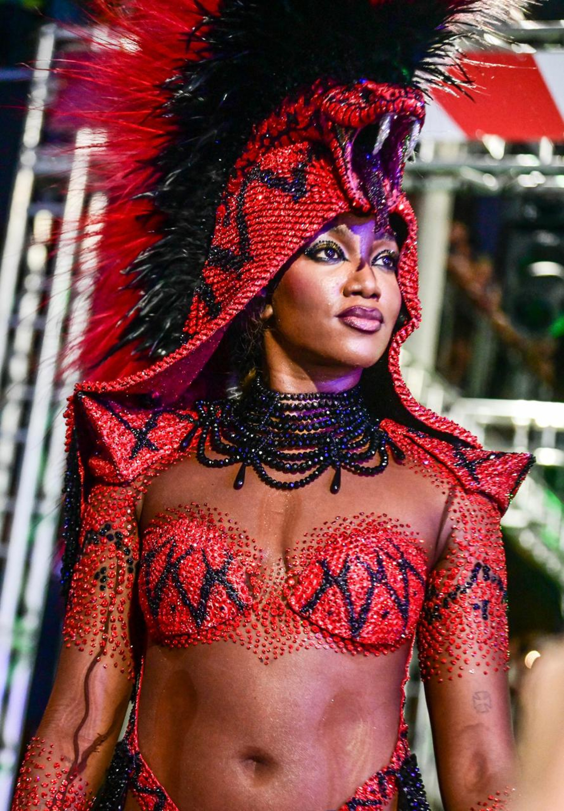 IZA se despede do posto de rainha de bateria da Imperatriz - Nelson Malfacini/Divulgação