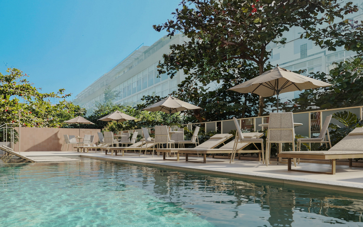 Piscina de um dos rooftops de residencial que teve 90% das unidades vendidas no lançamento