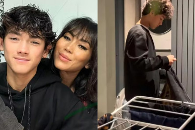 Danni Suzuki mostra filho de 14 anos cuidando das próprias tarefas: 'Ele que lava e estende'