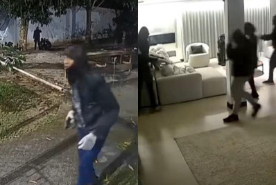Vídeo: Câmeras de segurança flagram invasão à casa de MC Poze do Rodo