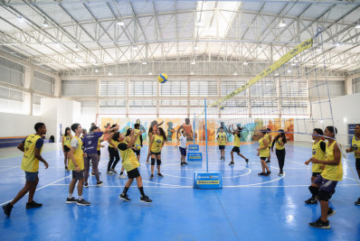 Viva Vôlei marca início das atividades no novo Ginásio Esportivo em Itaboraí