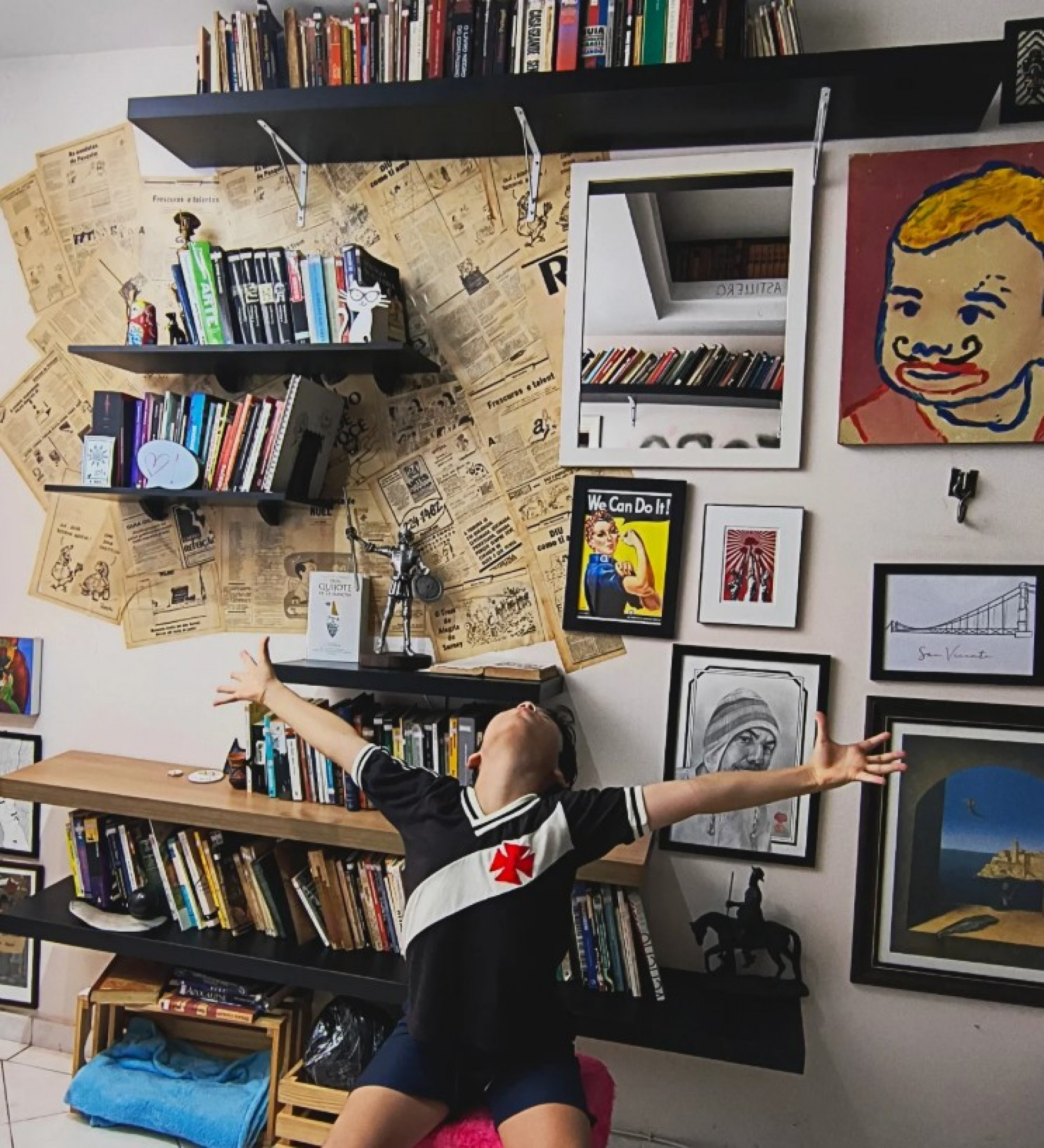 No in&iacute;cio de 2026, Chico comemorava a mudan&ccedil;a de casa e seu pr&oacute;prio quarto - Reprodu&ccedil;&atilde;o