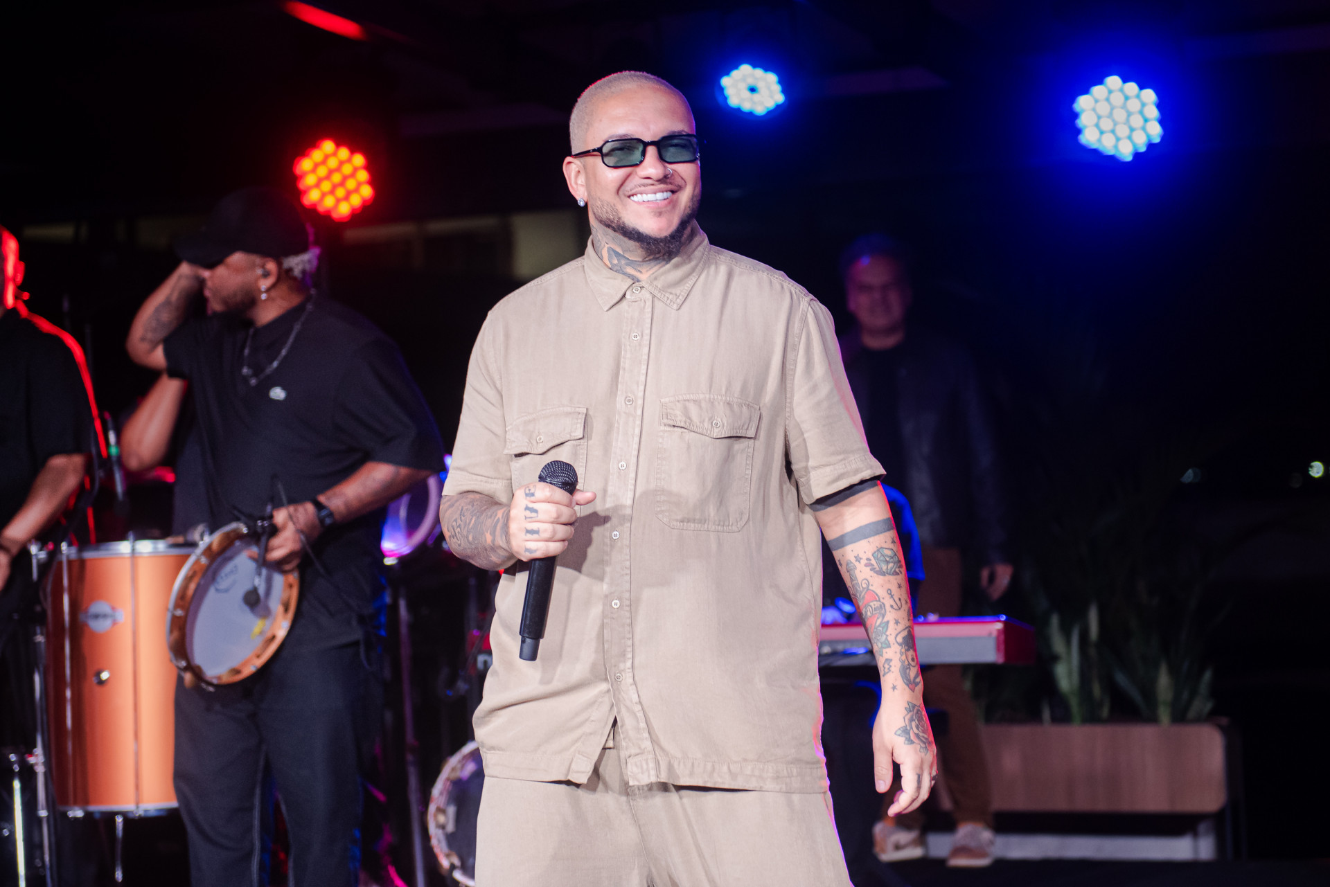 Suel no evento de apresentação do espaço favela no Rock in Rio, no Rooftop da Rock World, na zona sudoeste do Rio - Letycia Miller/Brazil News