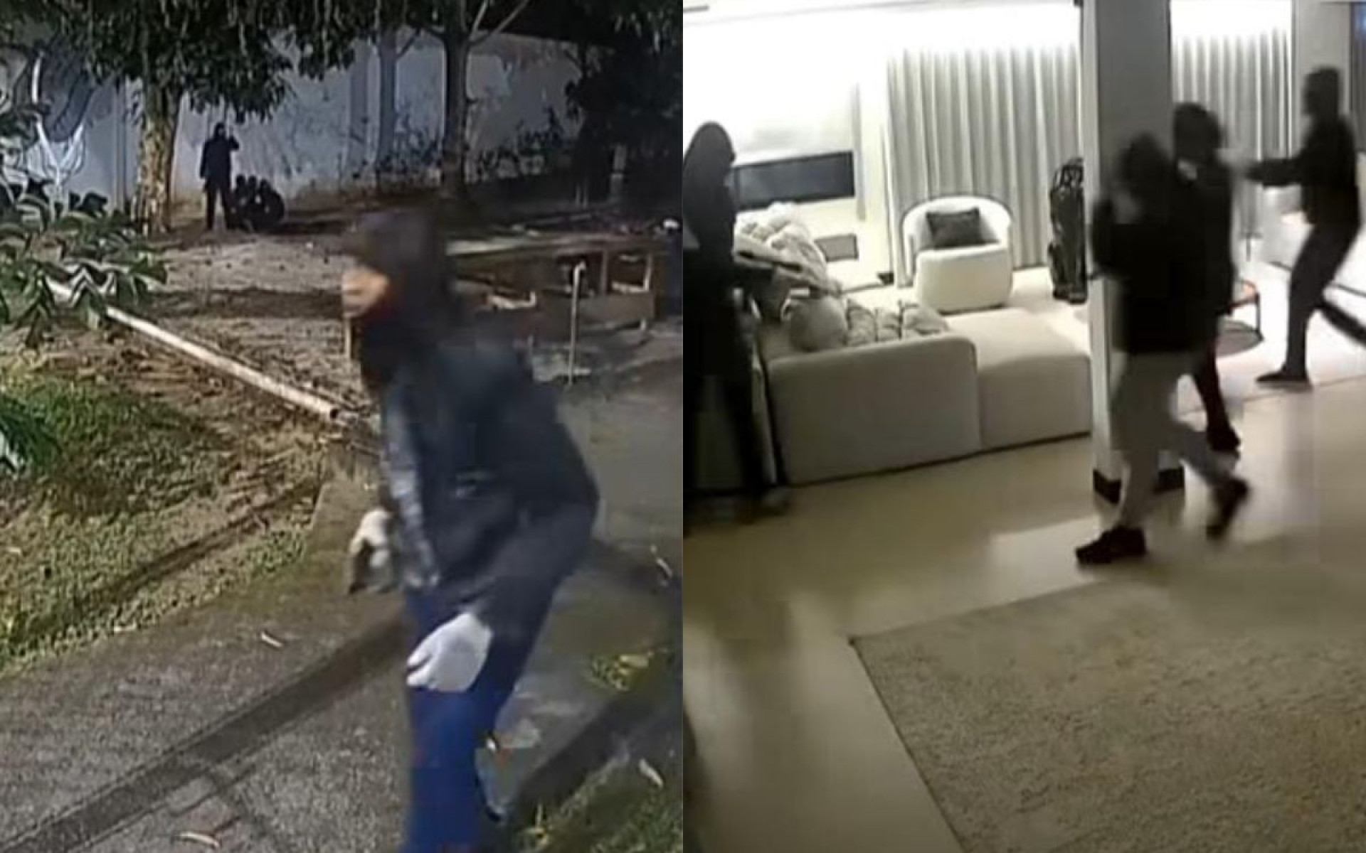 Vídeo: Câmeras de segurança flagram invasão à casa de MC Poze do Rodo