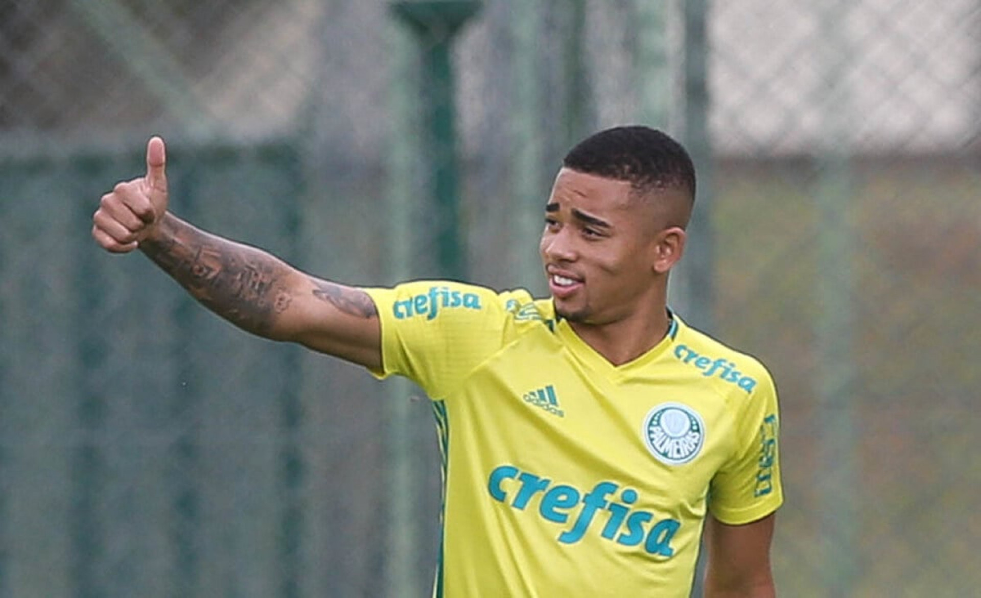 Gabriel Jesus revela desejo de voltar ao Palmeiras: ”Penso todos os dias”
