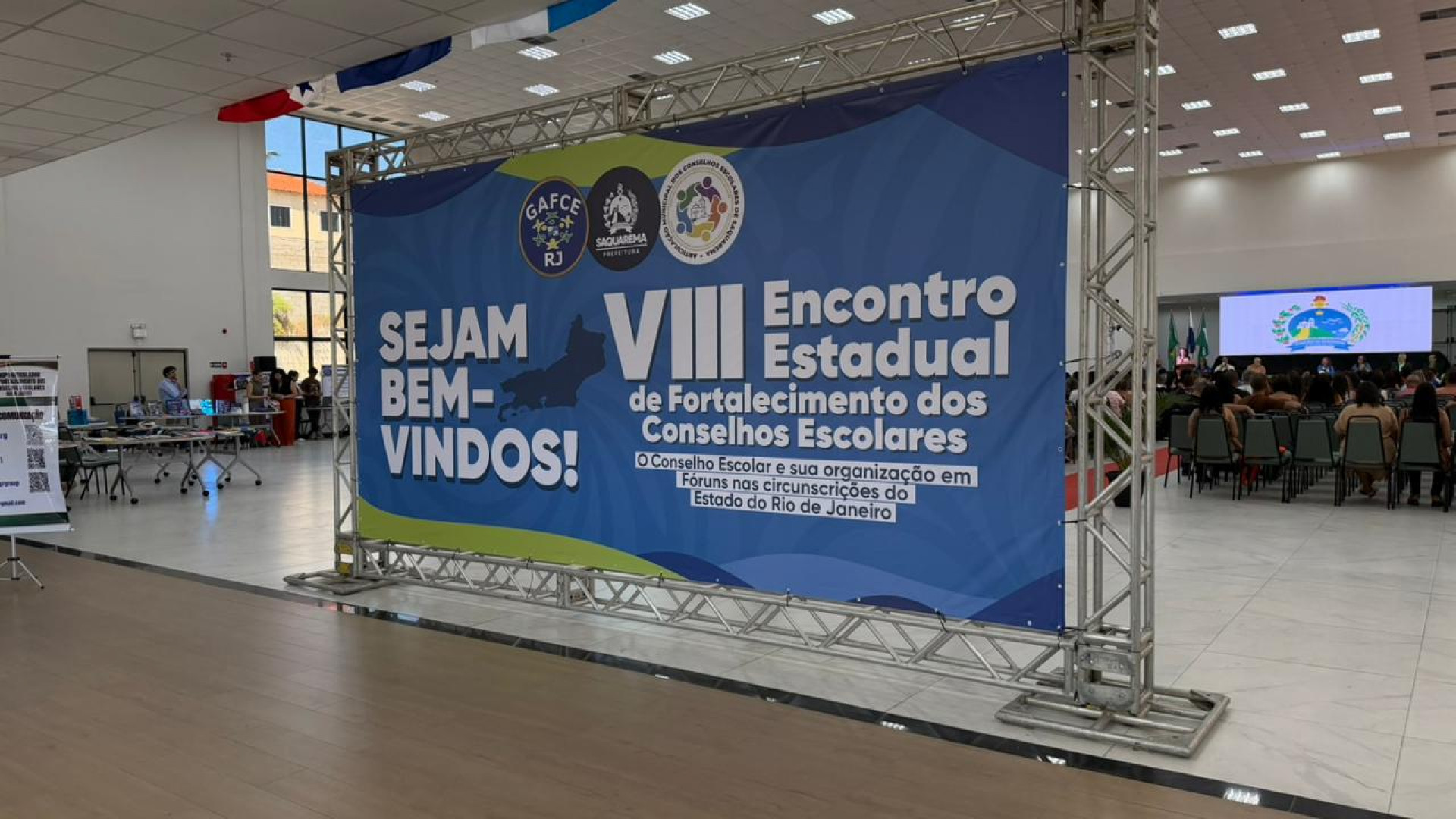 Saquarema sediou VIII Encontro Estadual de Fortalecimento dos Conselhos Escolares - Divulgação/Prefeitura de Saquarema