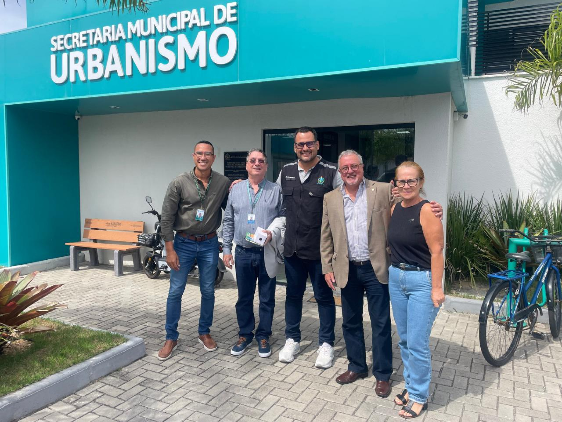 Secretaria Municipal de Urbanismo de Saquarema recebe visita de integrantes do Conselho de Arquitetura e Urbanismo do Rio - Divulgação/Prefeitura de Saquarema
