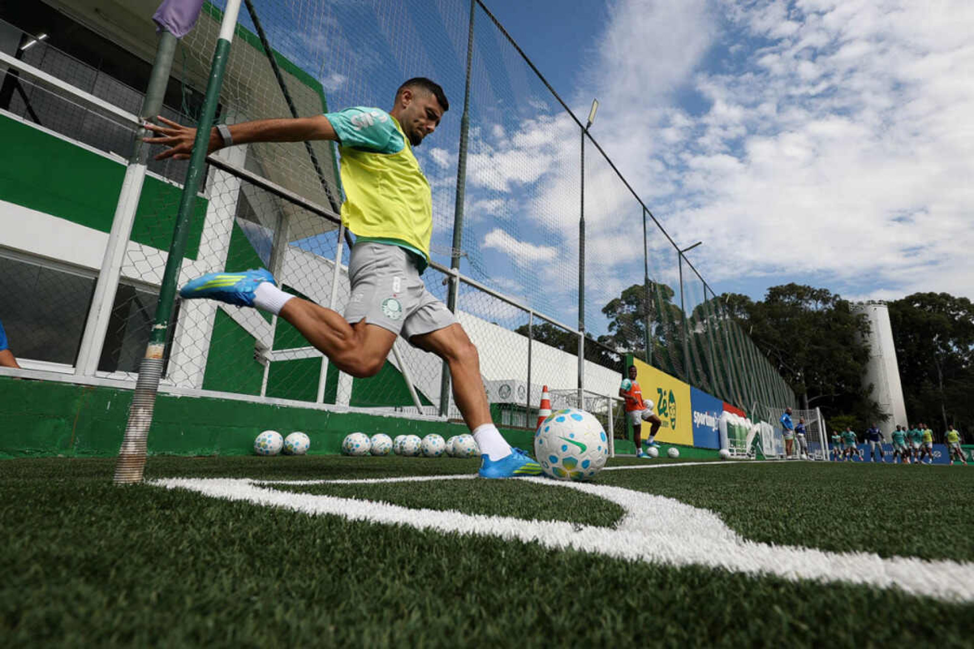 Palmeiras treina com Vitor Roque e avaliar&aacute; retorno dos selecion&aacute;veis