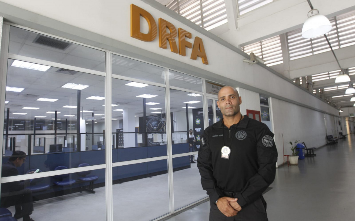 Delegado Luiz Otávio Franco, responsável pela investigação - Reginaldo Pimenta/Agência O DIA