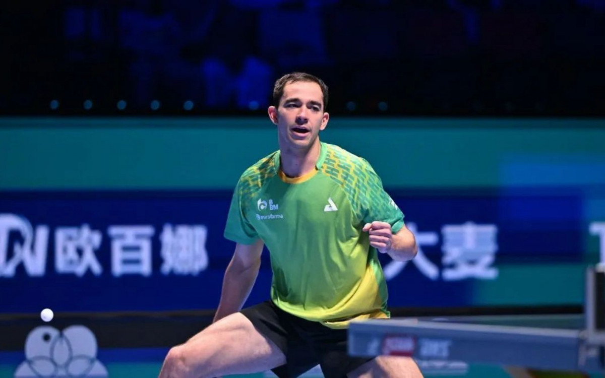 Em busca do bi, Hugo Calderano avança às semifinais da Copa do Mundo