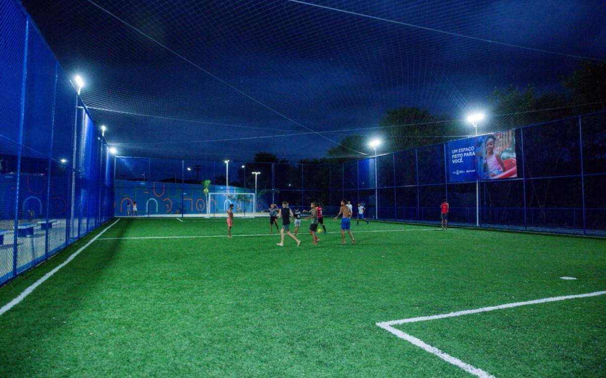 Prefeitura de Caxias inaugura nova pra&ccedil;a no bairro Sarapu&iacute; - Divulga&ccedil;&atilde;o