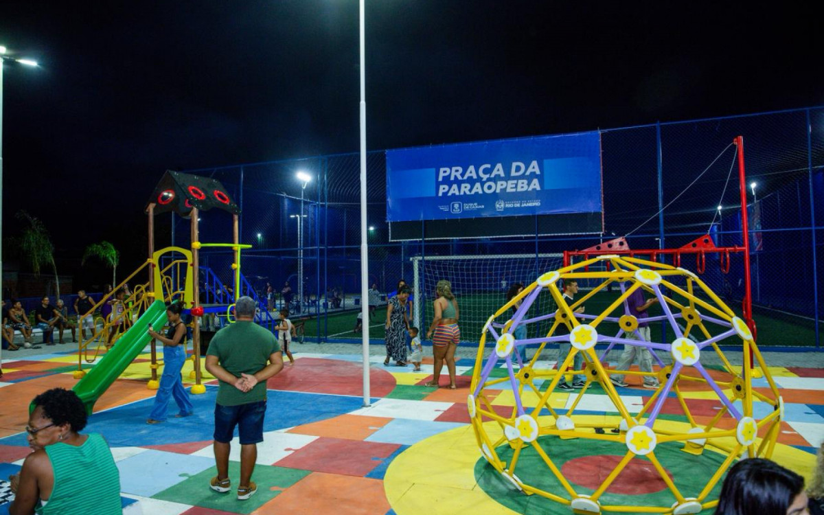 Prefeitura de Caxias inaugura nova praça no bairro Sarapuí