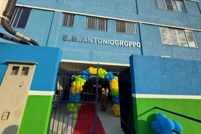 Nova Escola Municipal Antônio Groppo é inaugurada no Mucajá, em Japeri