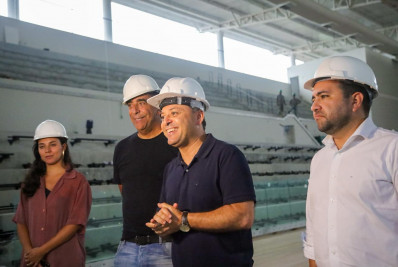 Obras da primeira arena indoor de Niterói avançam