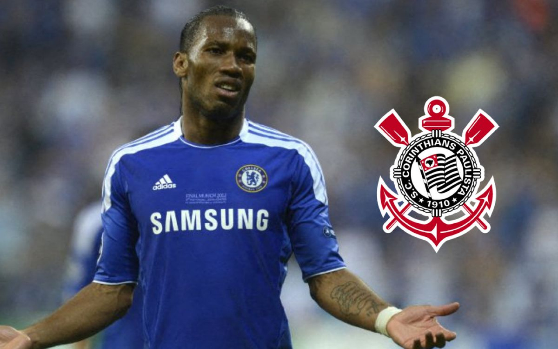 Drogba no Corinthians - Odd Andersen