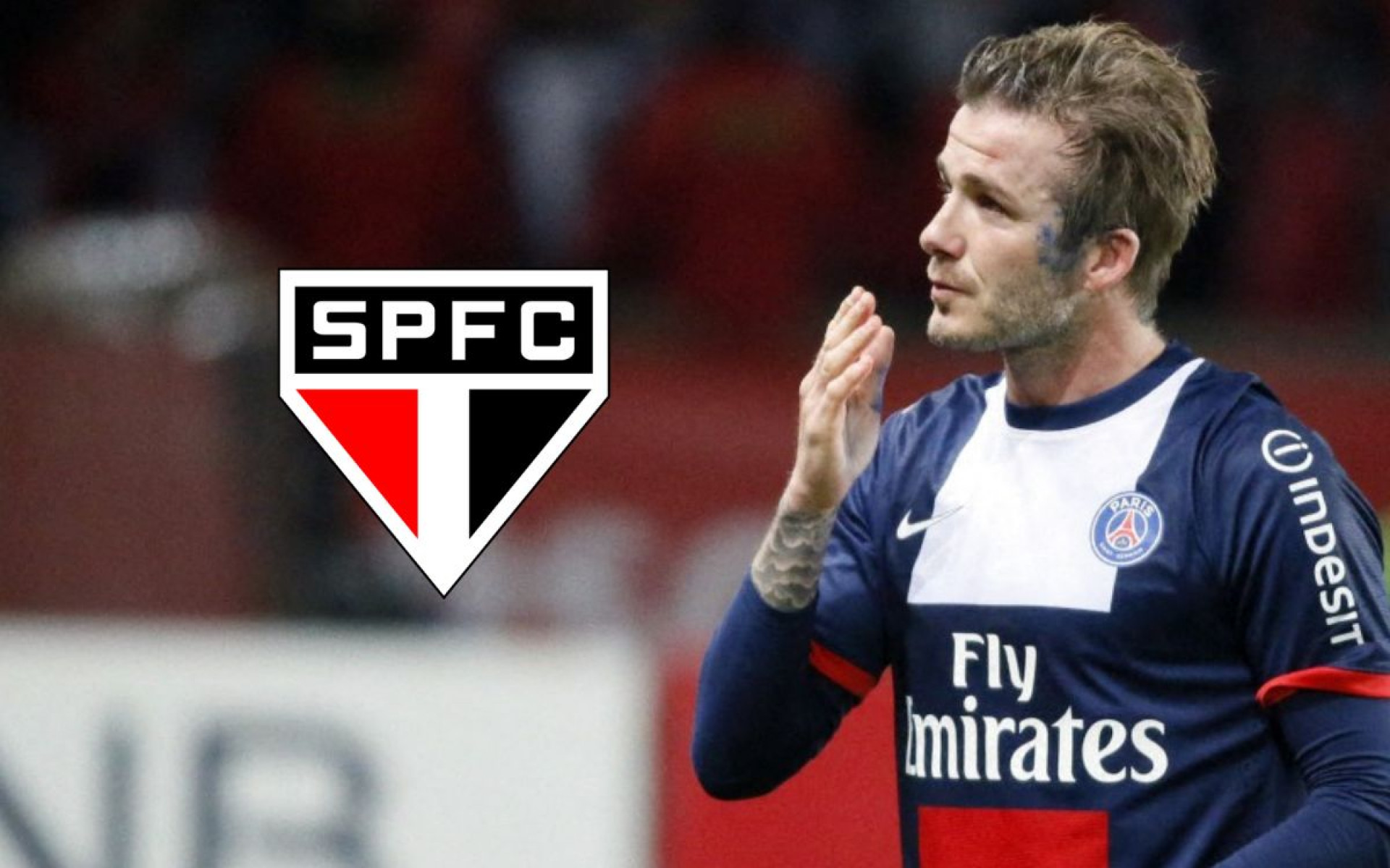 David Beckham no São Paulo - Kenzo Tribouillard/AFP