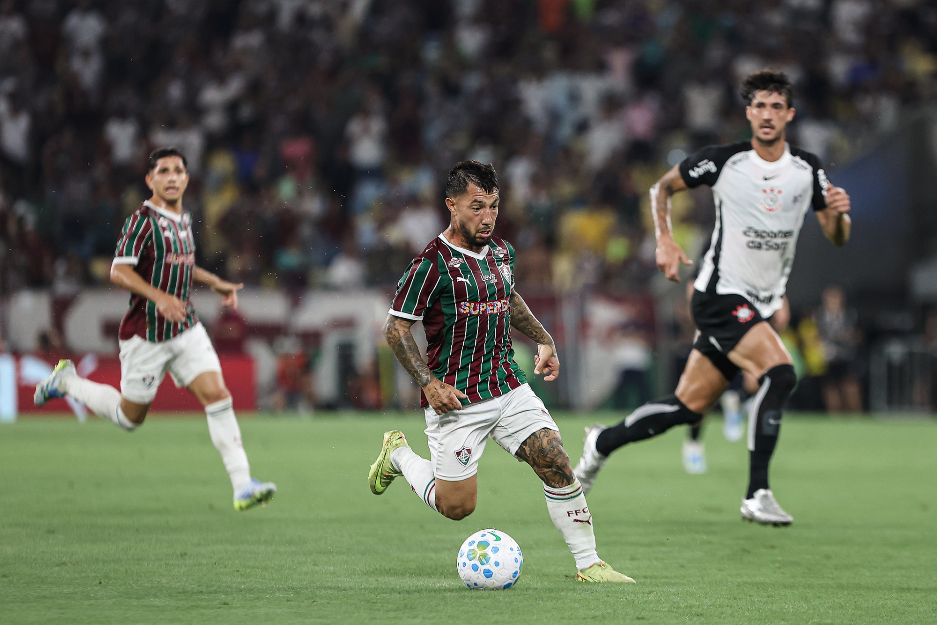Fluminense enfrentou o Corinthians, no Maracanã, pela 9ª rodada do Brasileirão - Lucas Merçon / Fluminense FC