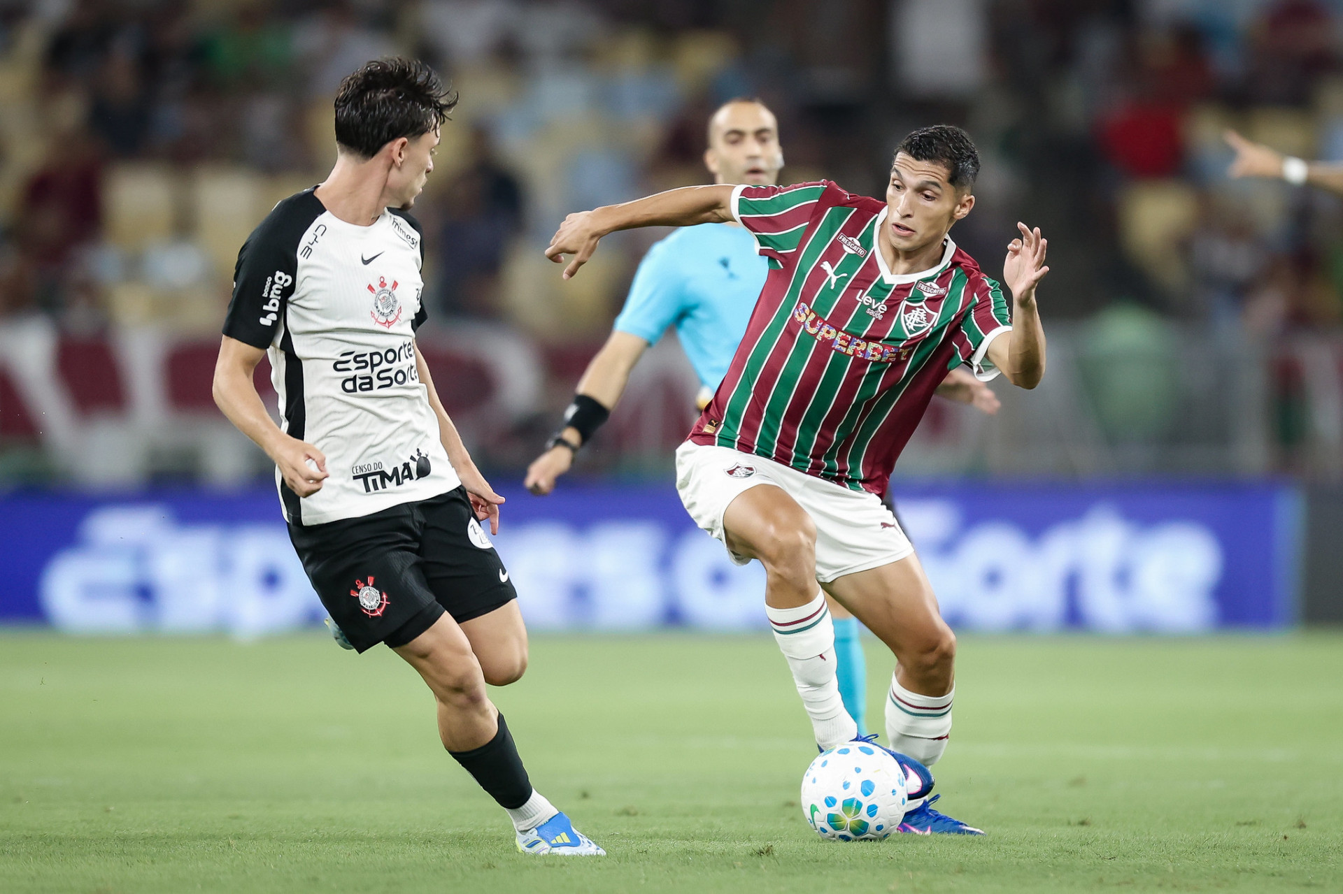 Fluminense enfrentou o Corinthians, no Maracanã, pela 9ª rodada do Brasileirão - Marcelo Gonçalves/Fluminense FC