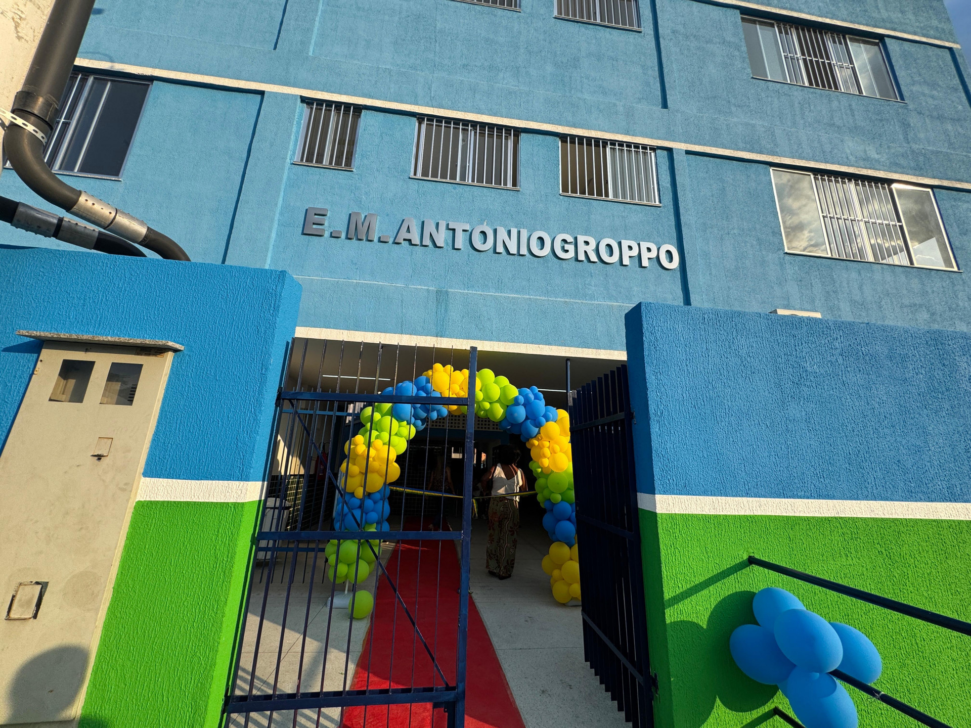 Nova Escola Municipal Antônio Groppo é inaugurada no Mucajá, em Japeri