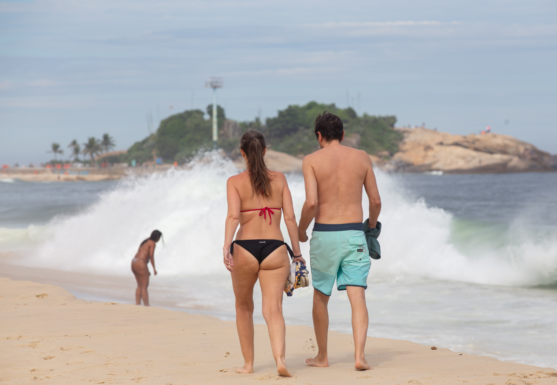 Movimenta&ccedil;&atilde;o na tradicional Praia de Ipanema - &Eacute;rica Martin/Ag&ecirc;ncia O Dia 