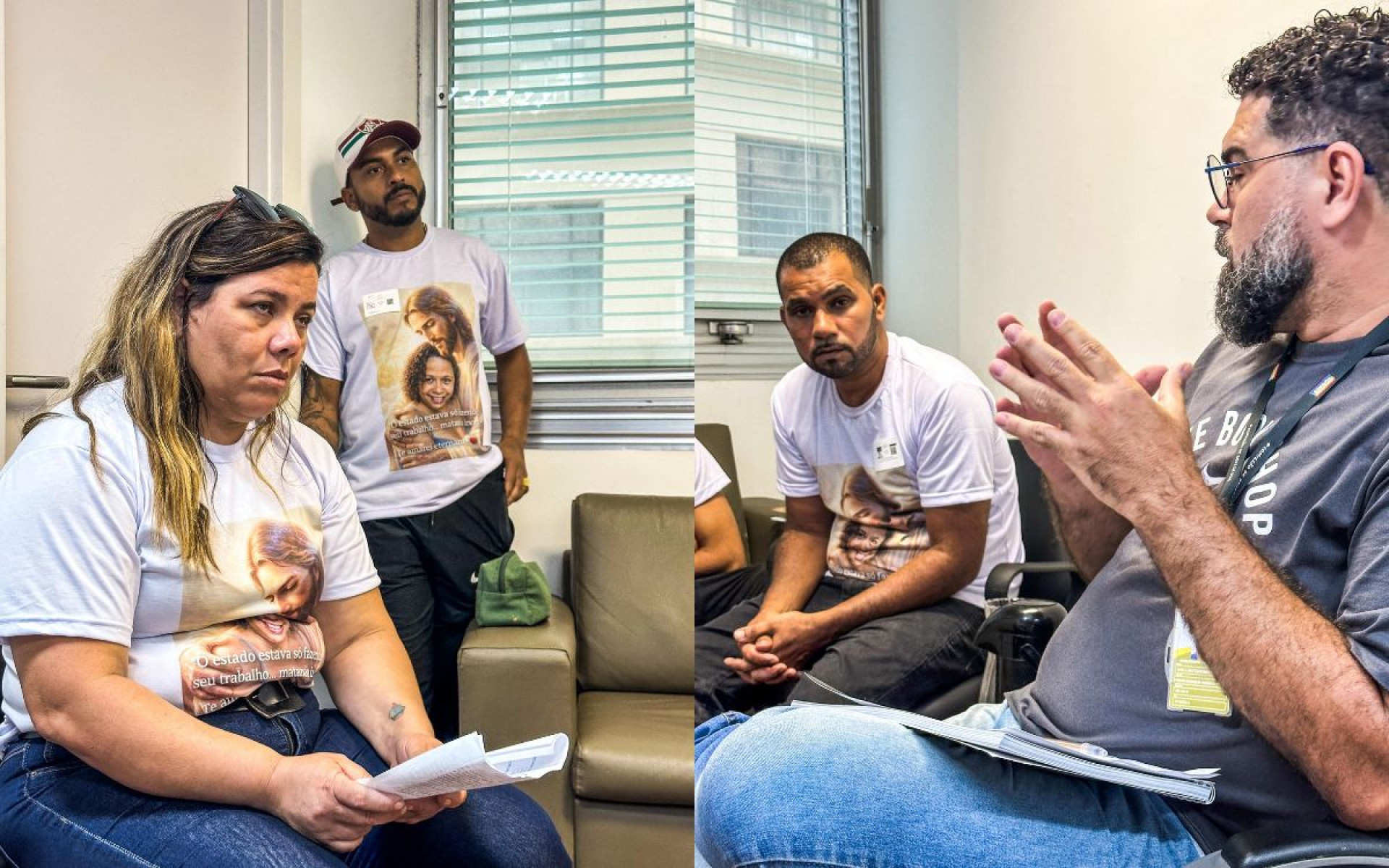 Comissão dos Direitos Humanos da Alerj recebe família de moradora morta em operação no Salgueiro