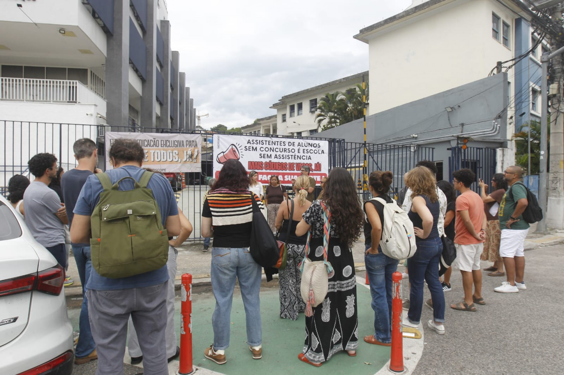 Servidores fazem paralisação no Colégio Pedro II, em São Cristóvão  - Reginaldo Pimenta/Agência O DIA