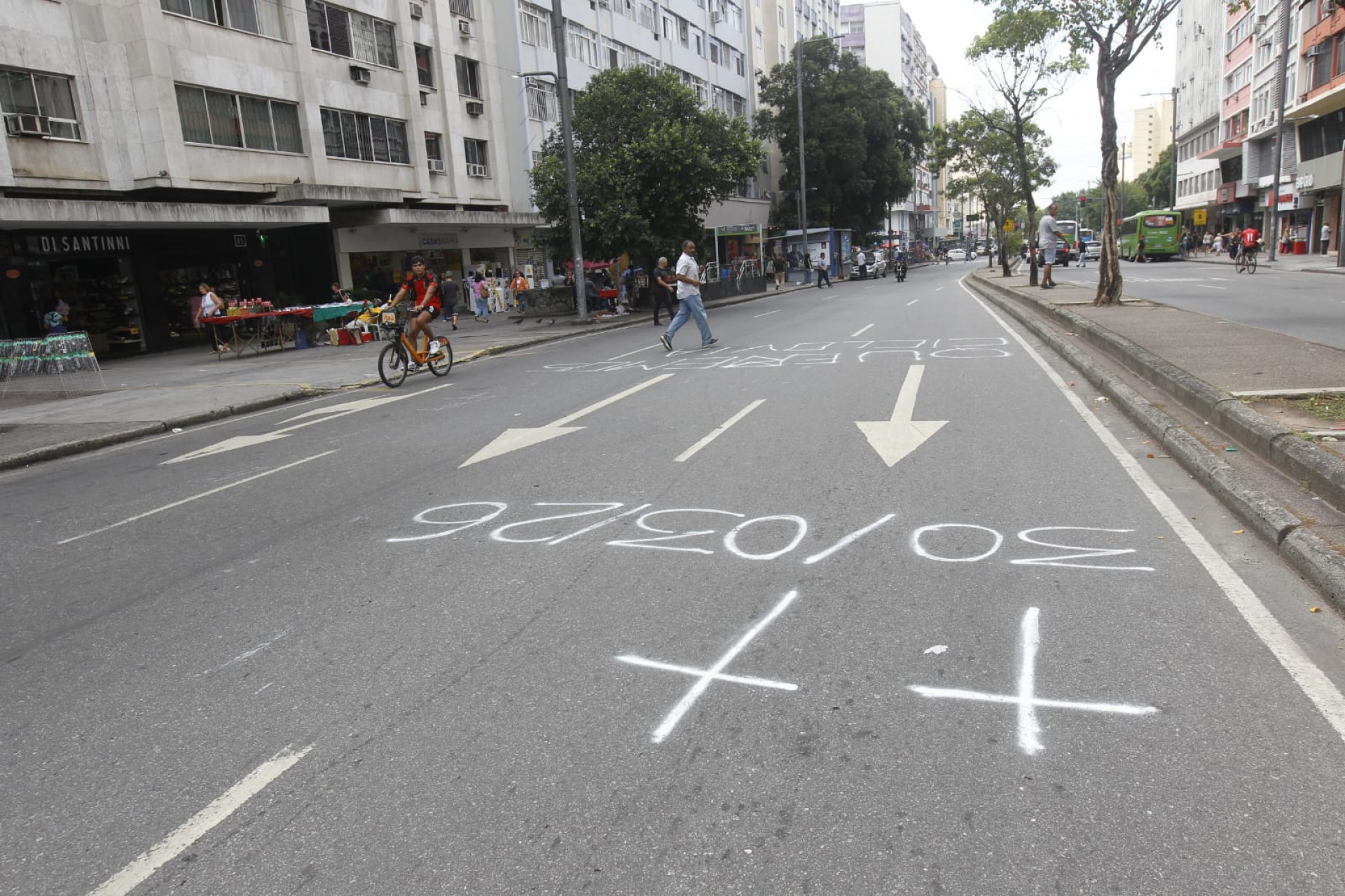 Homenagem a Emanoelle e Francisco na Rua Conde de Bonfim - Reginaldo Pimenta / Agência O Dia
