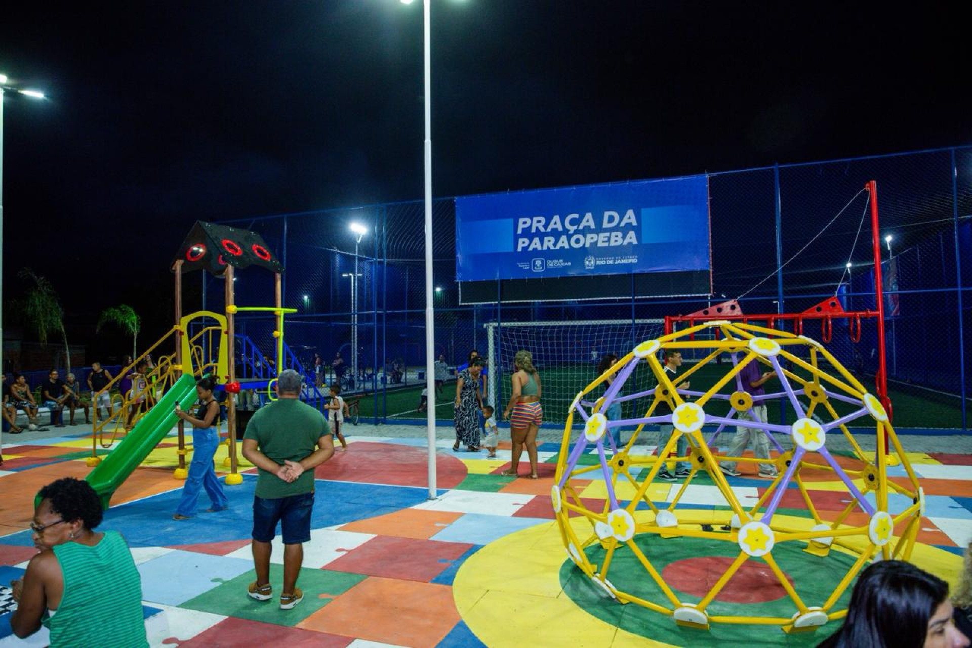 Prefeitura de Caxias inaugura nova praça no bairro Sarapuí