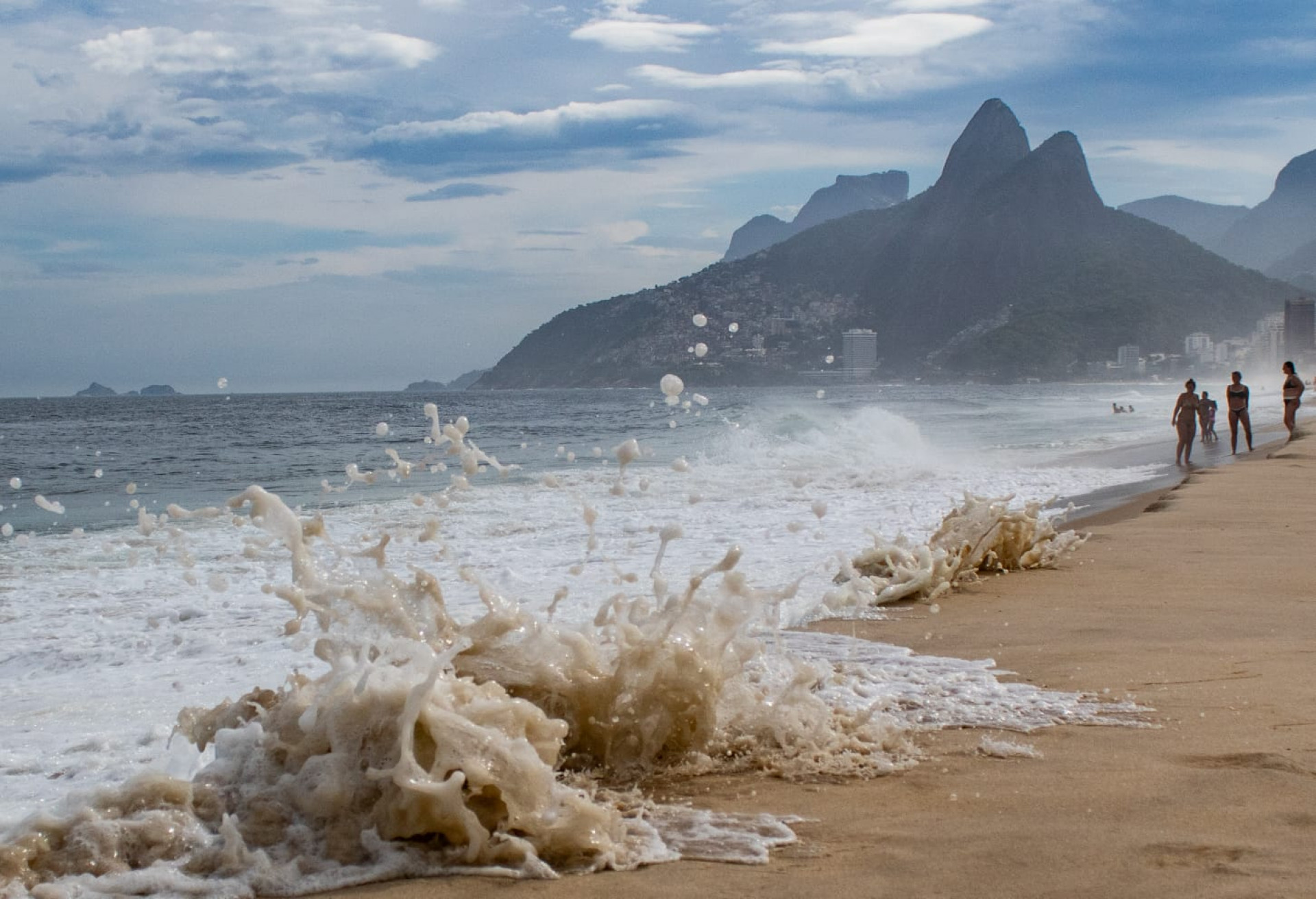 Praia de Ipanema, Zona Sul do Rio de Janeiro nesta quarta-feira (01) - Érica Martin / Agência O Dia 
