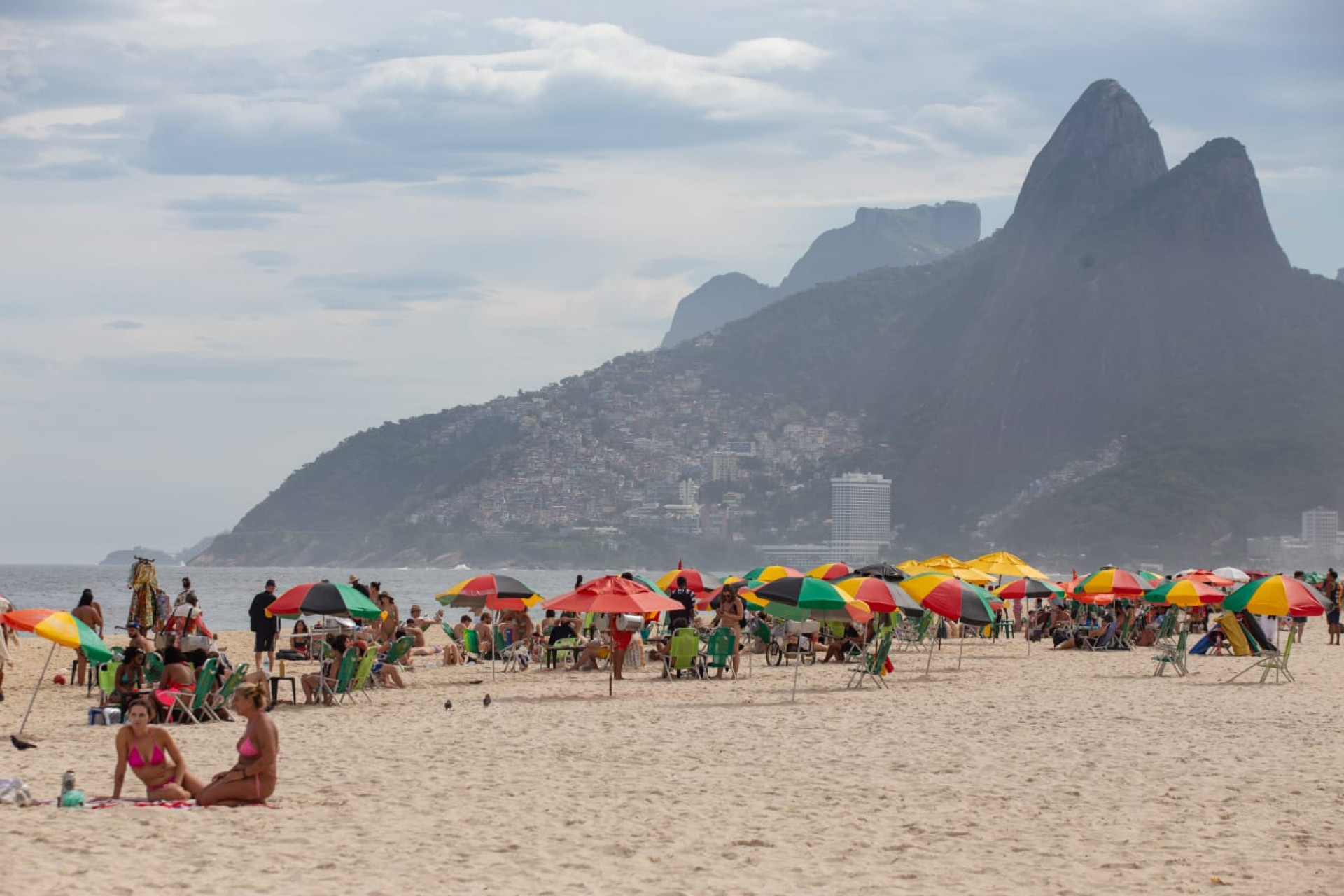 Praia de Ipanema, Zona Sul do Rio de Janeiro nesta quarta-feira (01) - Érica Martin / Agência O Dia 