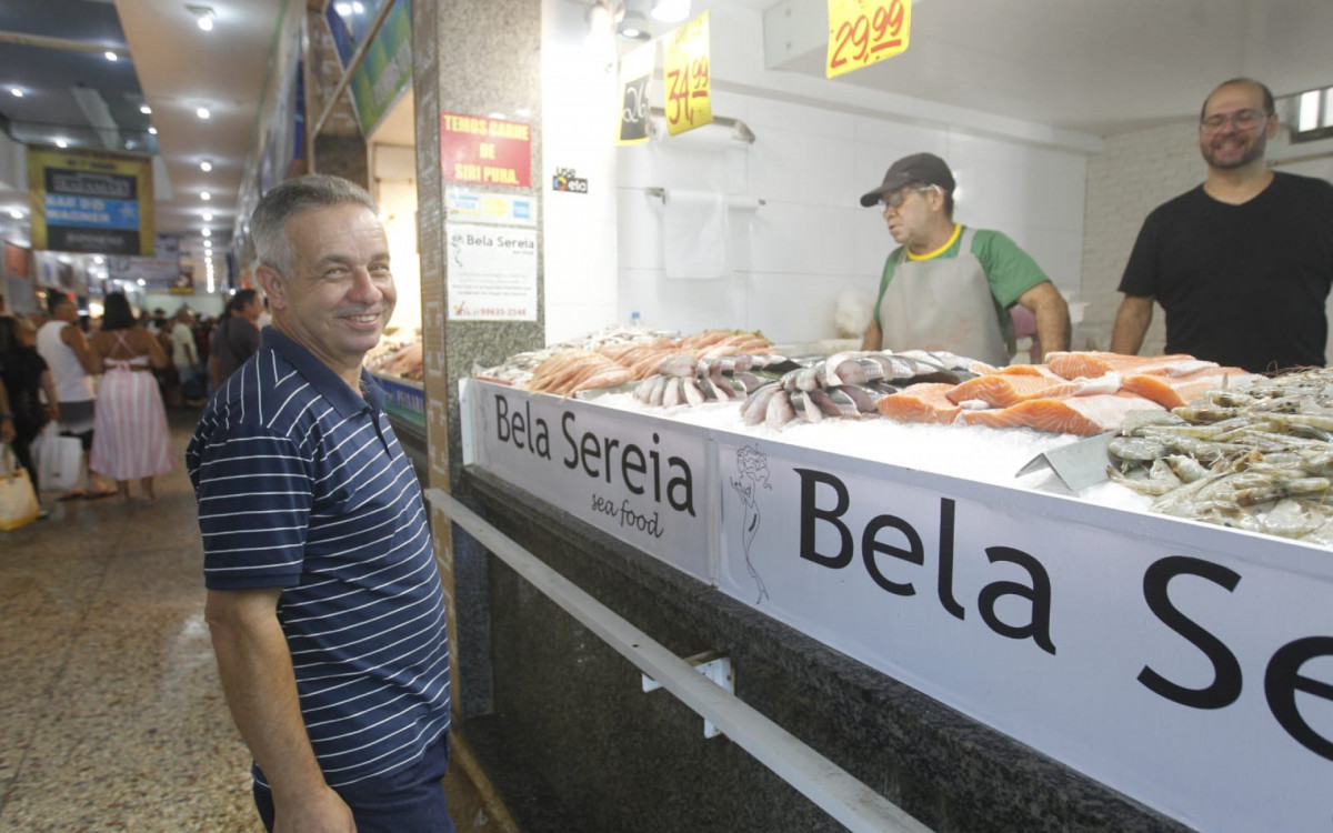 Atílio Guglielmo, diretor da Associação de Comerciantes e Amigos do Mercado São Pedro