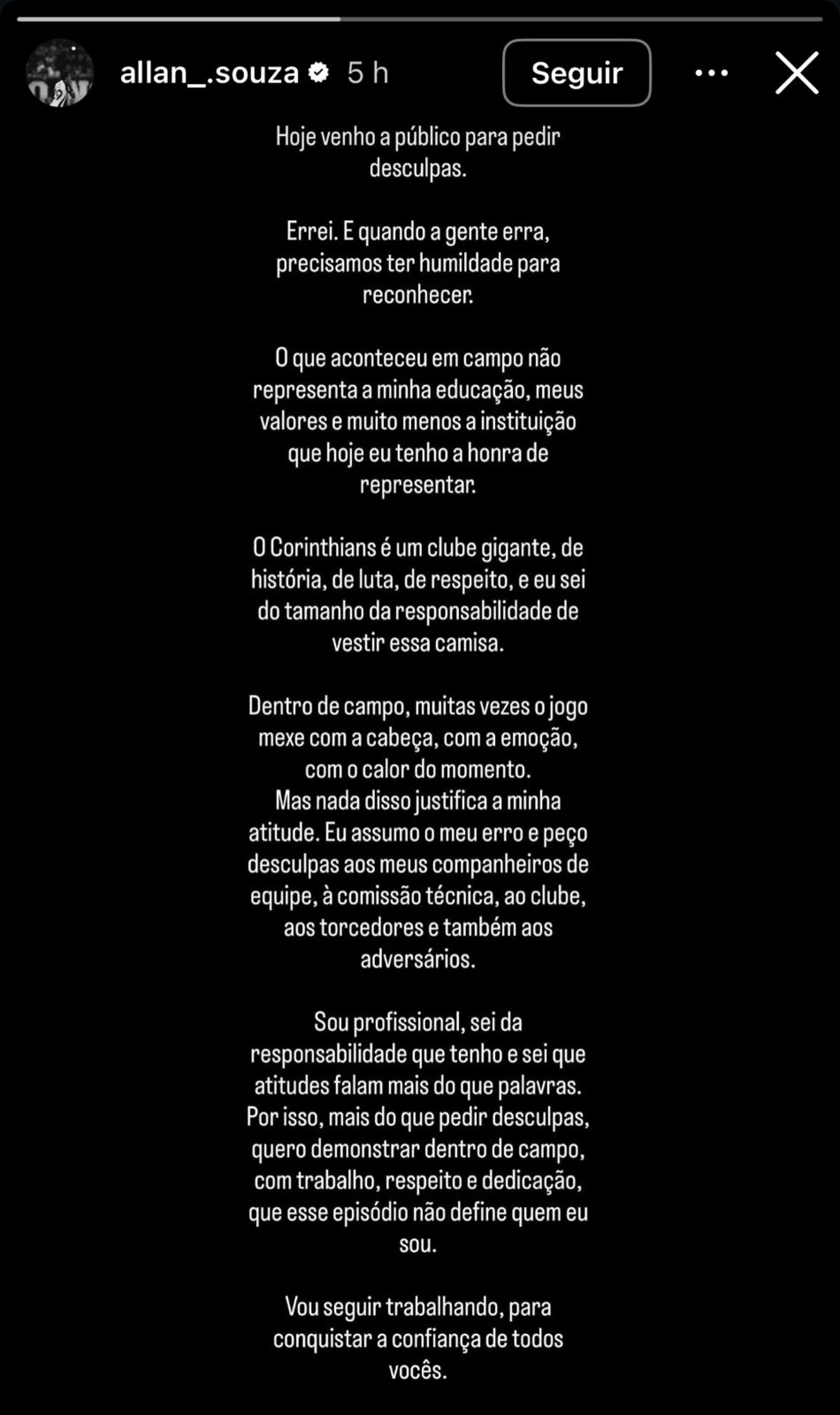 Publica&ccedil;&atilde;o de Allan - Reprodu&ccedil;&atilde;o/Instagram @allan_.souza