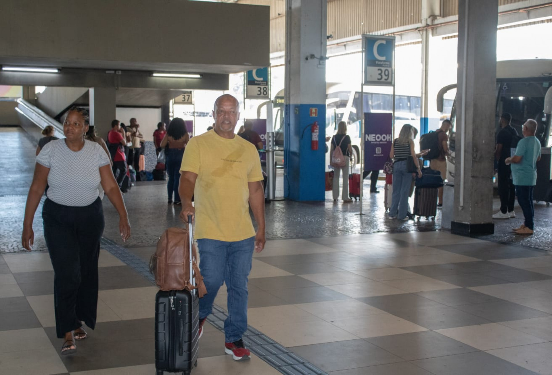 Mais de 184 mil pessoas devem passar pela Rodoviária do Rio no feriado da Semana Santa - Érica Martin / Agência O Dia