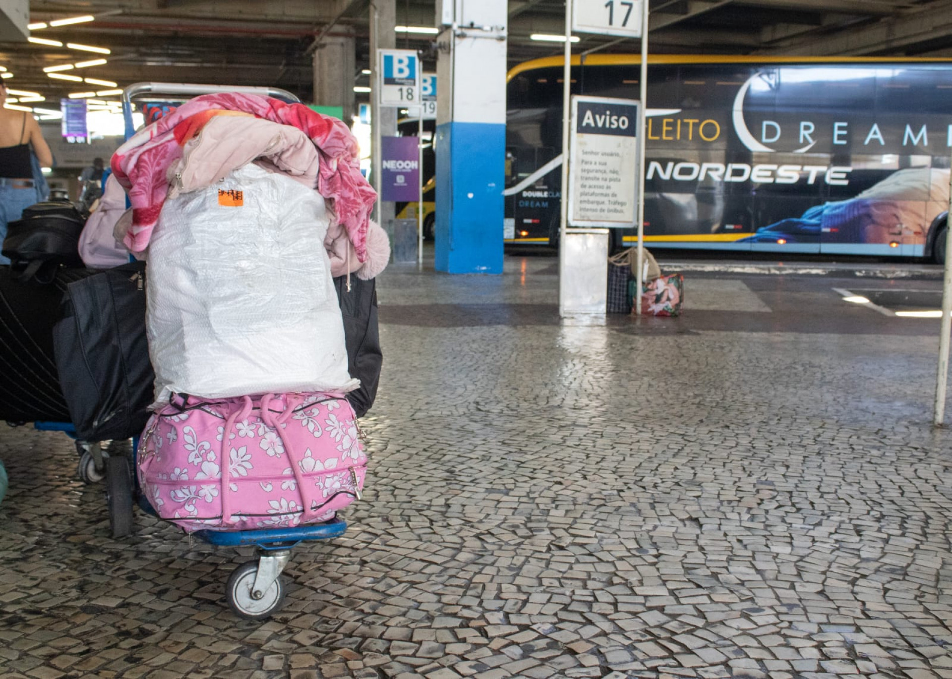 Mais de 184 mil pessoas devem passar pela Rodoviária do Rio no feriado da Semana Santa - Érica Martin / Agência O Dia