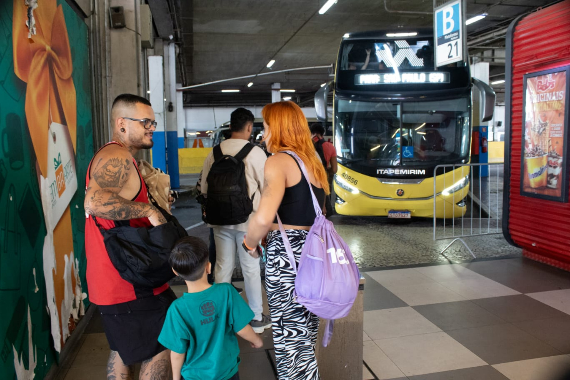 Mais de 184 mil pessoas devem passar pela Rodoviária do Rio no feriado da Semana Santa - Érica Martin / Agência O Dia