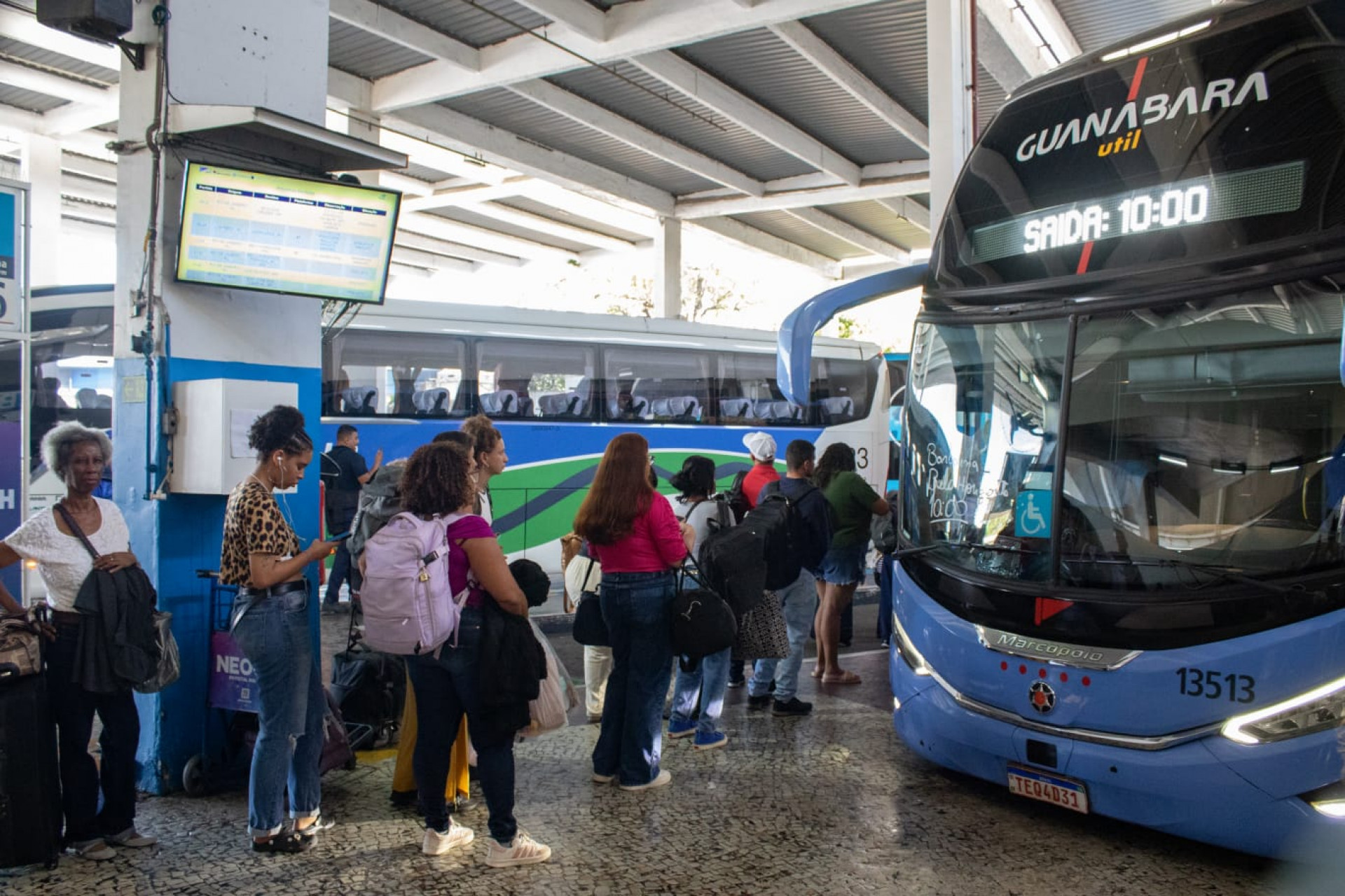 Mais de 184 mil pessoas devem passar pela Rodoviária do Rio no feriado da Semana Santa - Érica Martin / Agência O Dia