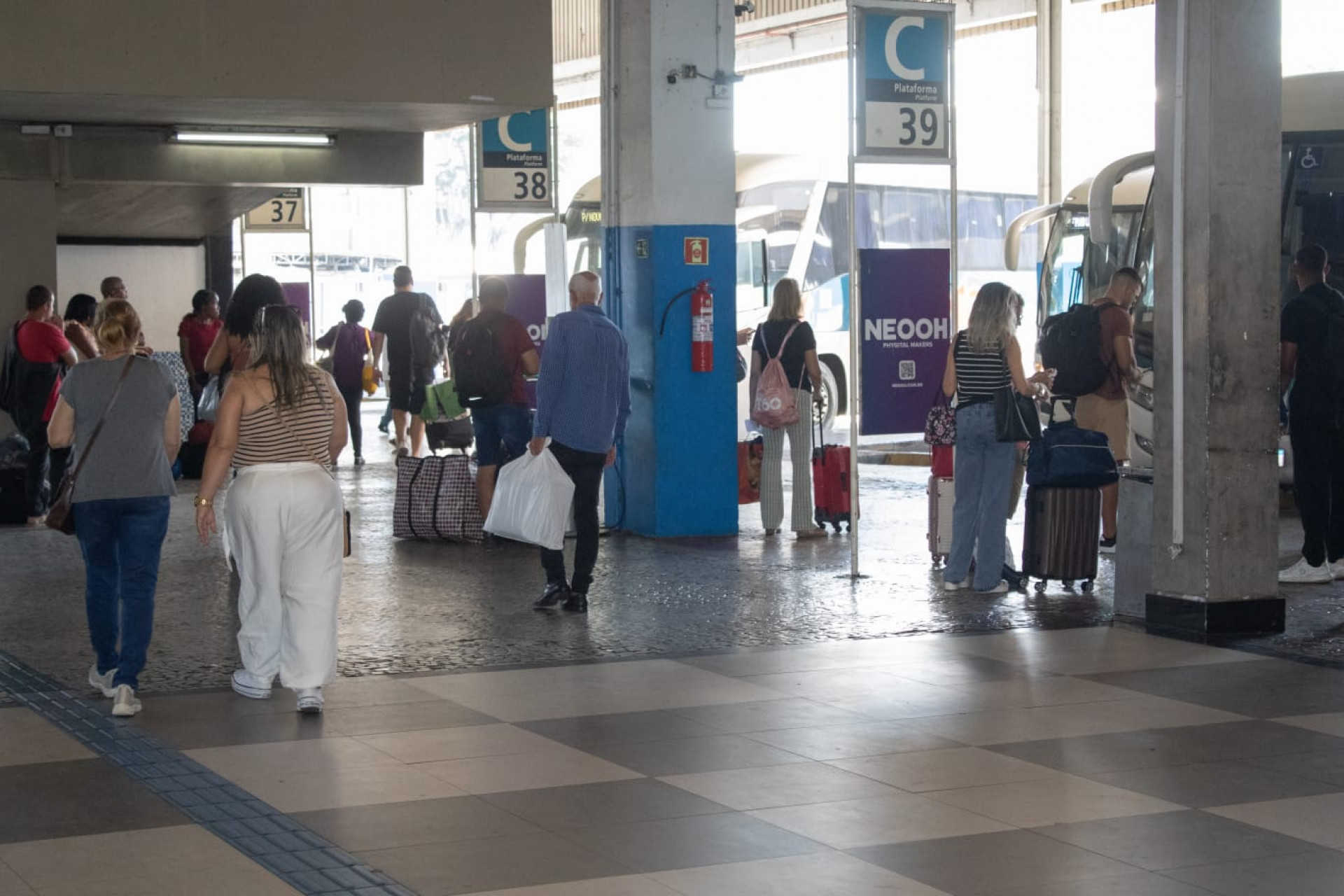 Mais de 184 mil pessoas devem passar pela Rodoviária do Rio no feriado da Semana Santa - Érica Martin / Agência O Dia