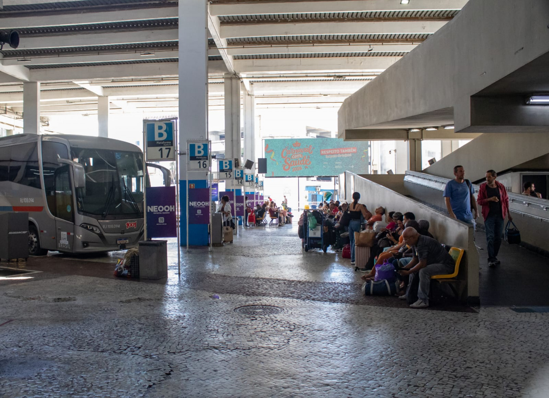 Mais de 184 mil pessoas devem passar pela Rodoviária do Rio no feriado da Semana Santa - Érica Martin / Agência O Dia