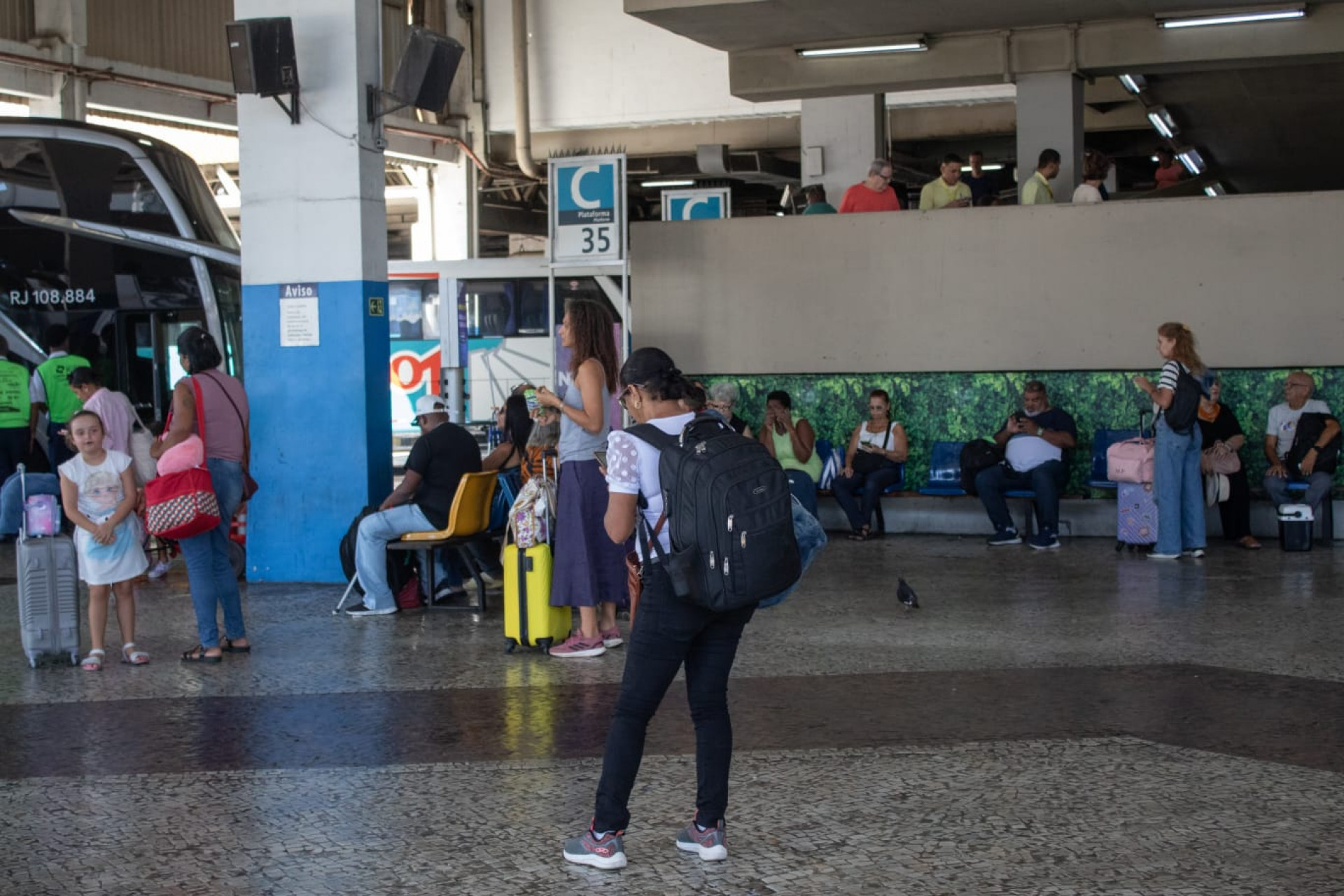 Mais de 184 mil pessoas devem passar pela Rodoviária do Rio no feriado da Semana Santa - Érica Martin / Agência O Dia