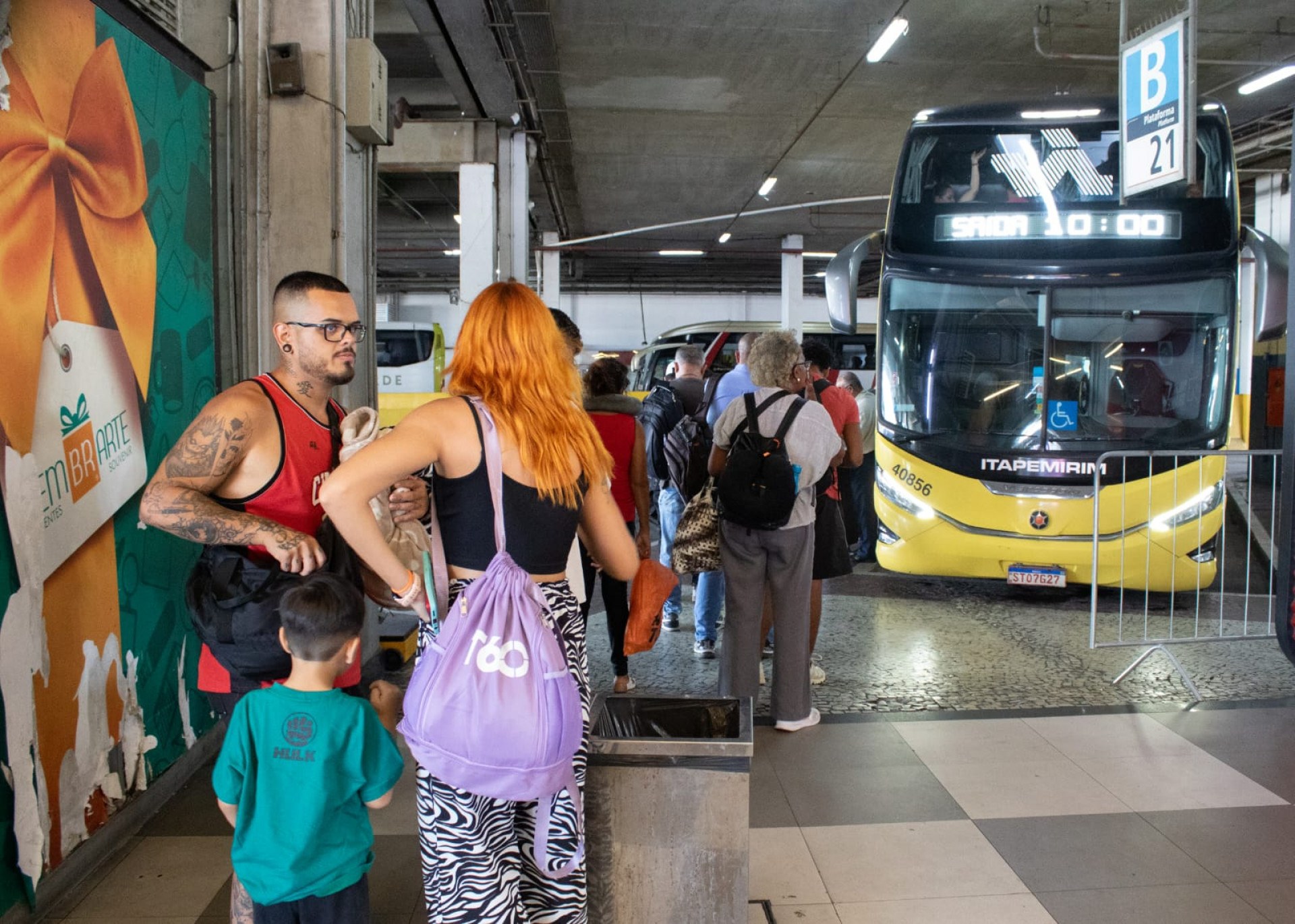 Mais de 184 mil pessoas devem passar pela Rodoviária do Rio no feriado da Semana Santa - Érica Martin / Agência O Dia