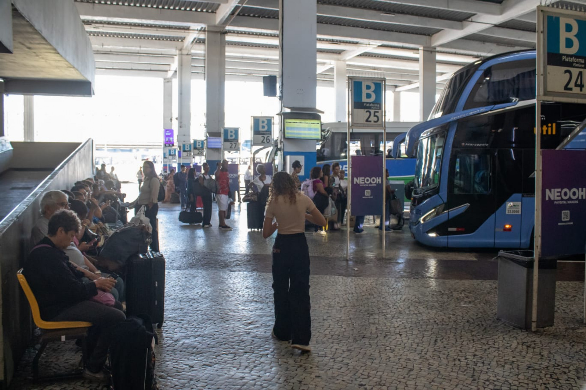 Mais de 184 mil pessoas devem passar pela Rodoviária do Rio no feriado da Semana Santa - Érica Martin / Agência O Dia