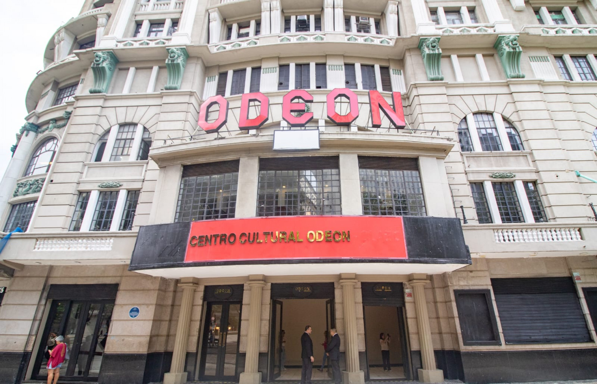 Fachada do histórico Cine Odoen, na Cinelândia - Érica Martin / Agência O Dia