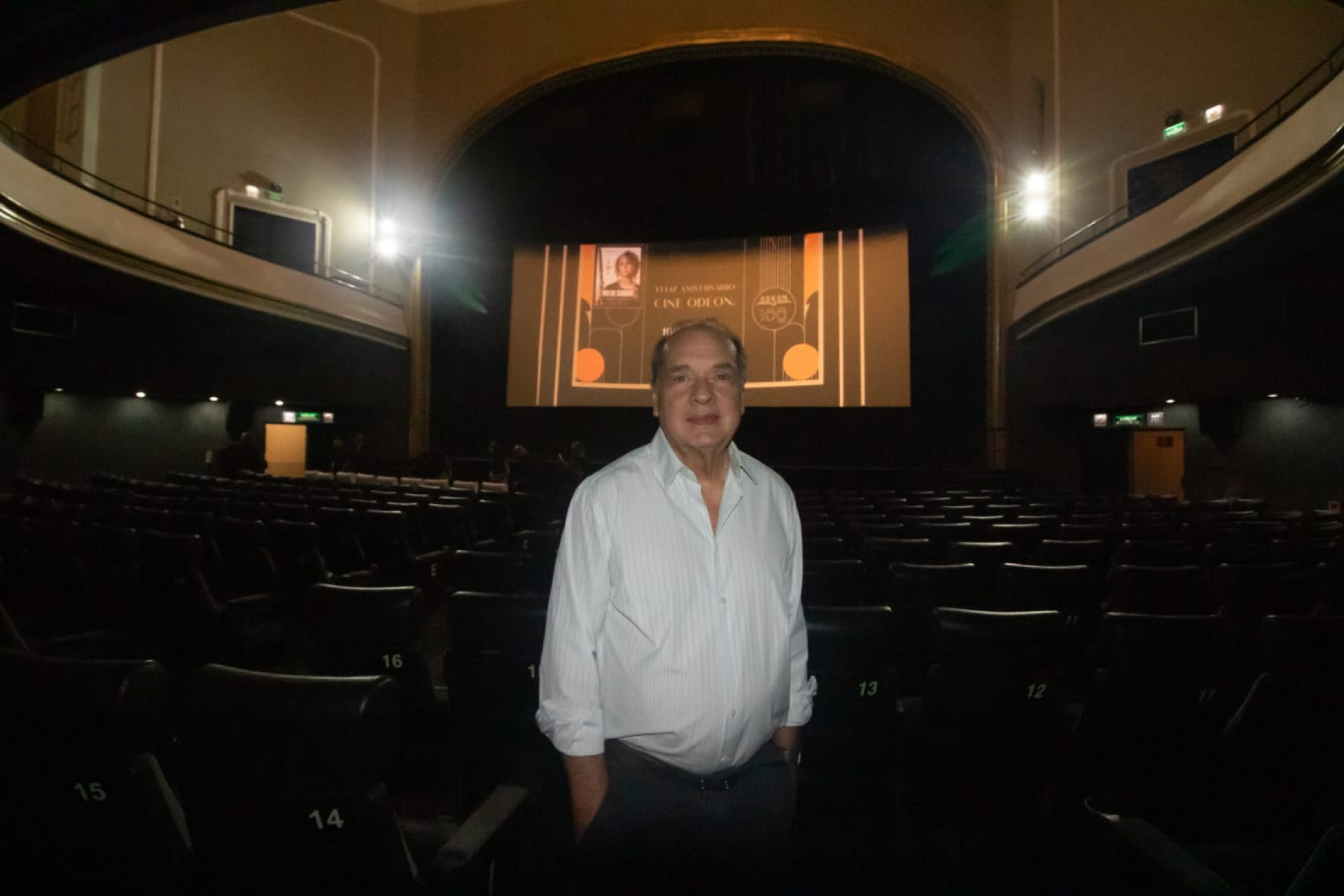 Luiz Severiano Ribeiro Neto, CEO do Kinoplex, no Cine Odeon - Érica Martin / Agência O Dia