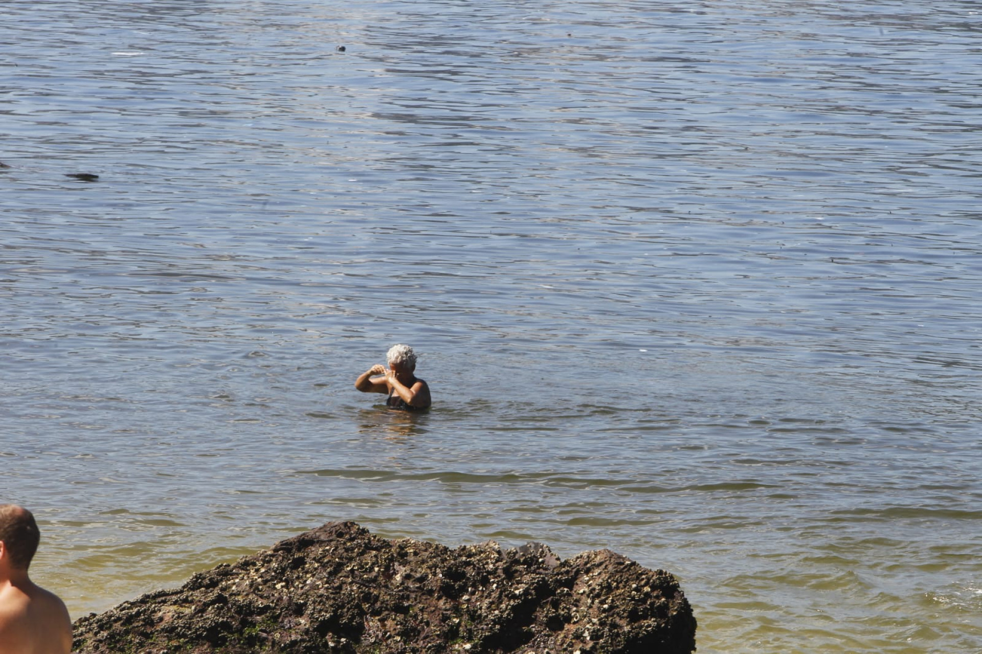 Praia de Icara&iacute; est&aacute; entre as aptas para os niteroienses, de acordo com o Inea - Reginaldo Pimenta/Ag&ecirc;ncia O Dia