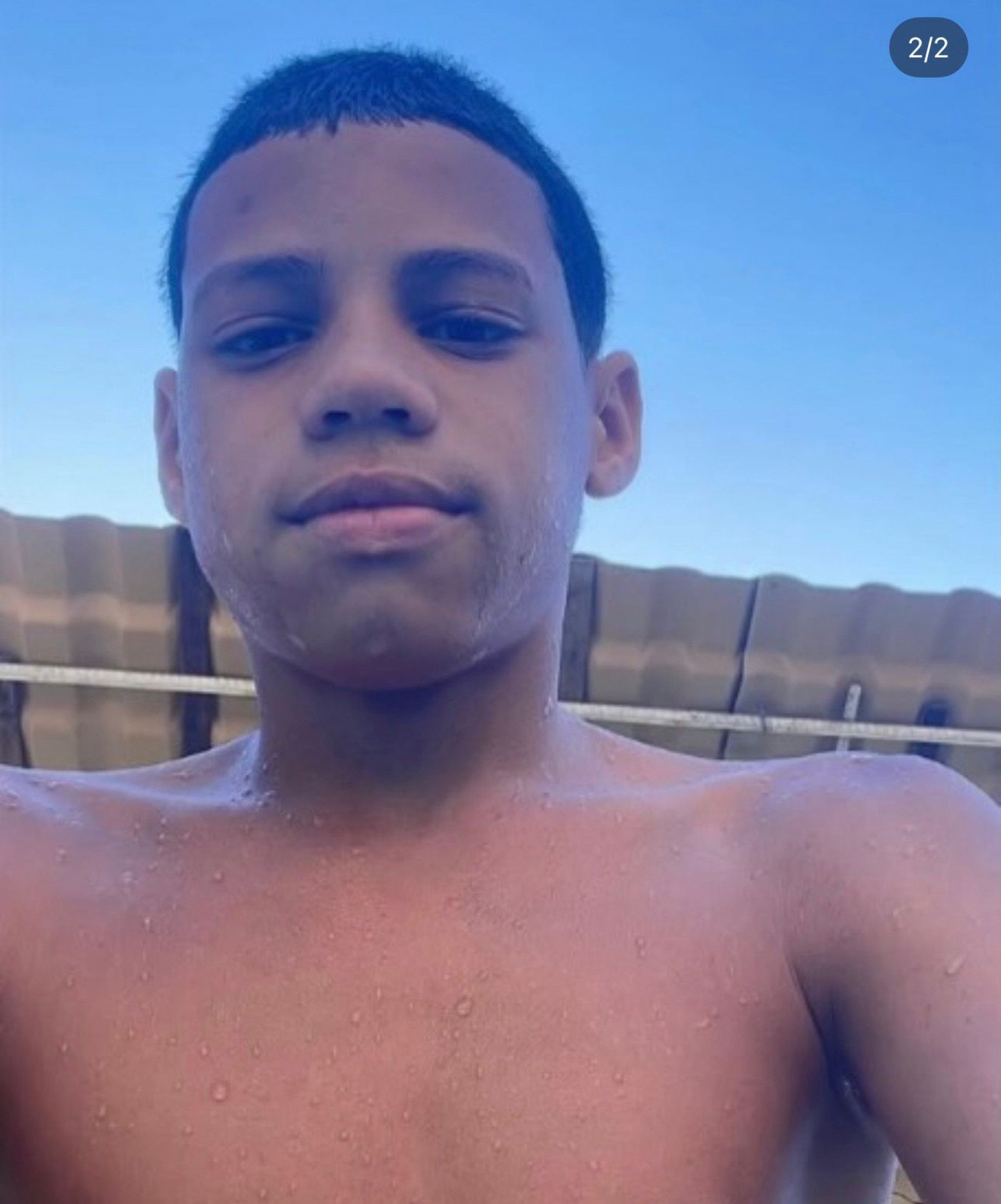 Ronaldo Henrique Souza Peixoto, de 14 anos, foi encontrado morto dentro de um rio