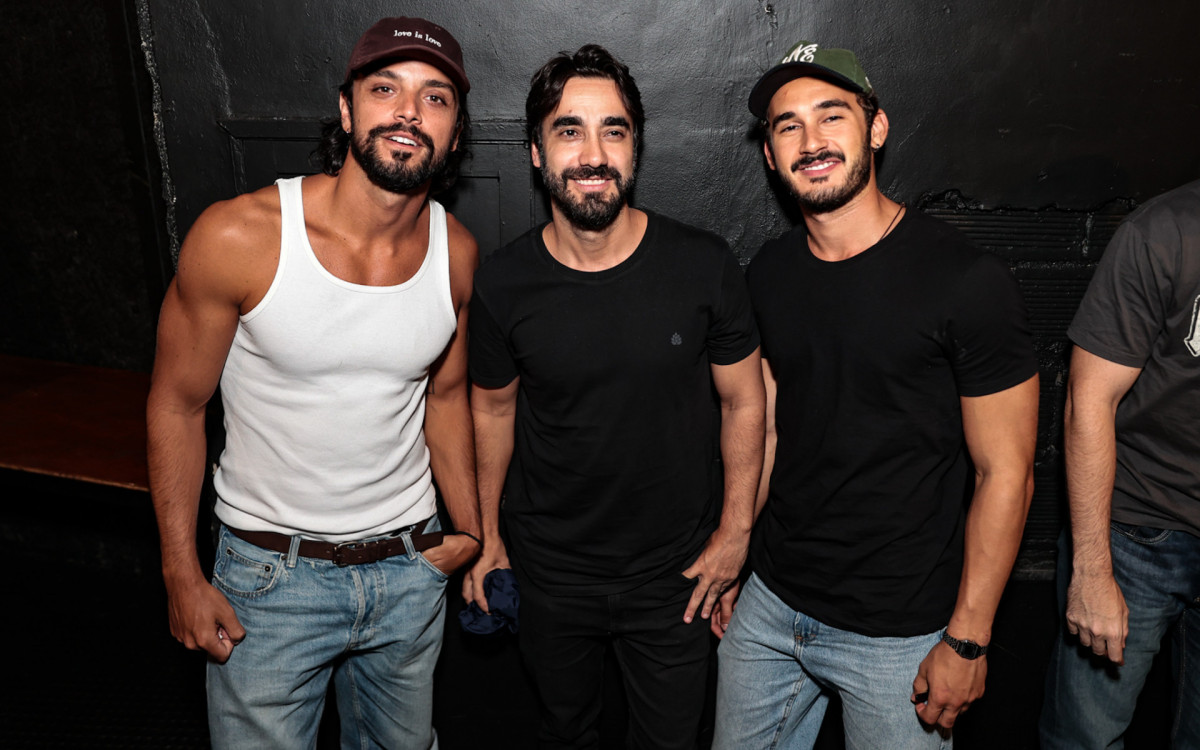 Rodrigo Simas, Gabriel Godoy e Filipe Bragança