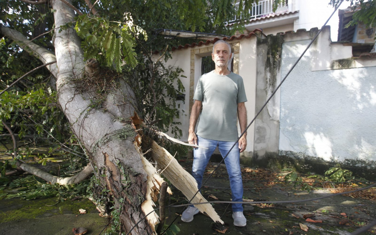 Danilo Perpétuo, presidente da associação de moradores