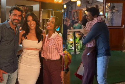 Eliminados do 'BBB 26', Alberto Cowboy e Maxiane se reencontram fora da casa